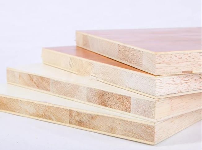 Pine, Hard Wood Or Falcata Core White Melamine Blockboard/Block Board For Cabinet