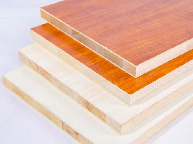 Pine, Hard Wood Or Falcata Core White Melamine Blockboard/Block Board For Cabinet