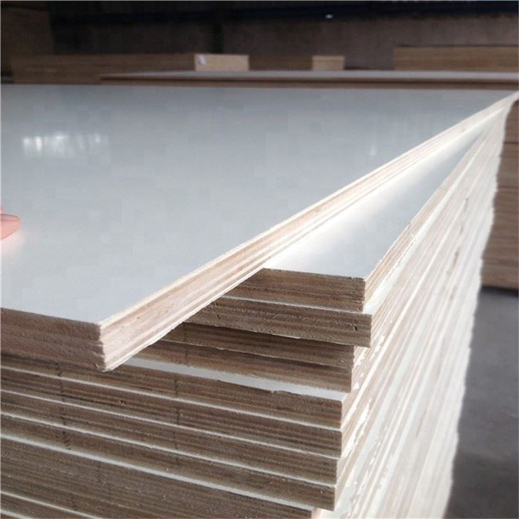 Melamine Laminated MDF Board For Furniture And Kitchen Cabine 18mm 4x8 MDF With Melamine Film Sheet