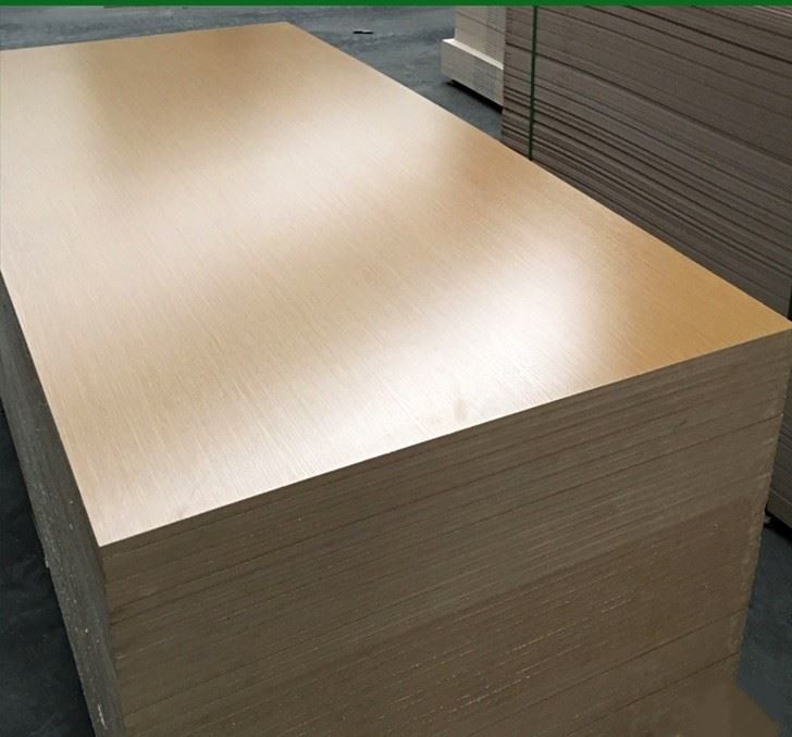Melamine Laminated MDF Board For Furniture And Kitchen Cabine 18mm 4x8 MDF With Melamine Film Sheet