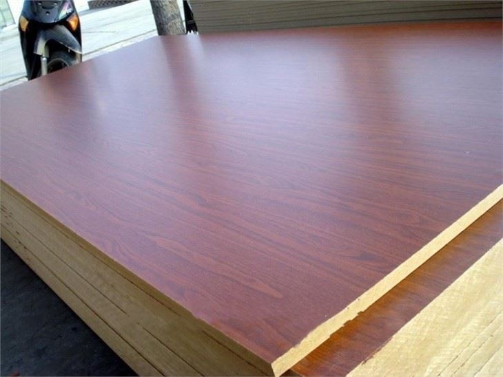 Melamine Laminated MDF Board For Furniture And Kitchen Cabine 18mm 4x8 MDF With Melamine Film Sheet