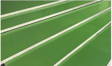 18 mm PVC zaļš, plastmasas plēves pārklājuma saplāksnis, pārklājuma saplāksnis
