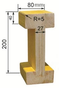 H20 Prefabricated Timber Formwork Beams Plywood Top Grade
